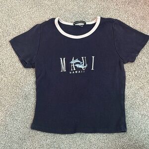 brandy melville baby tee maui